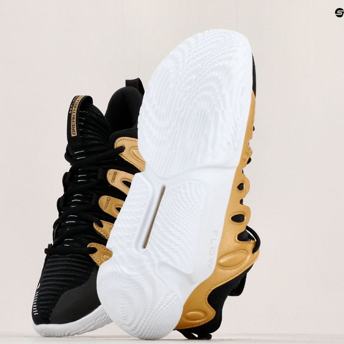 Under Armour γυναικεία παπούτσια μπάσκετ W Flow Breakthru 4 μαύρο/μεταλλικό χρυσό/λευκό 12