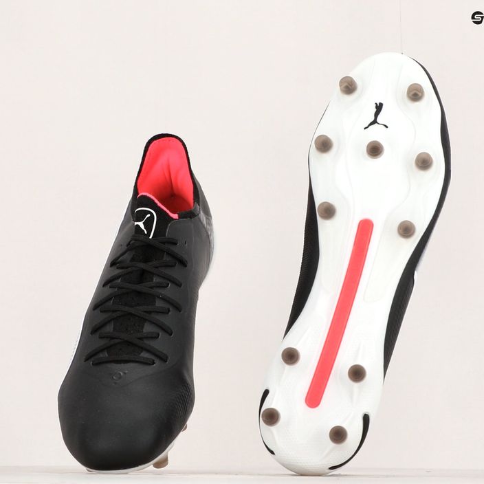 Ανδρικά ποδοσφαιρικά παπούτσια PUMA King Ultimate FG/AG puma μαύρο/puma λευκό 22
