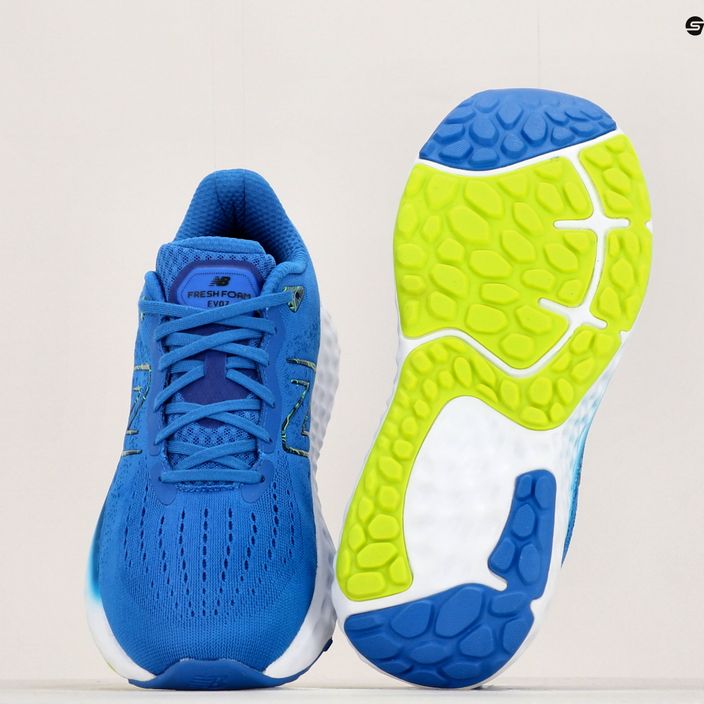 New Balance Fresh Foam Evoz v2 μπλε ανδρικά παπούτσια για τρέξιμο 18