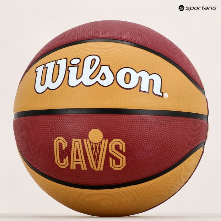 Wilson NBA Team Tribute Cleveland Cavaliers μπάσκετ WZ4011601XB7 μέγεθος 7 4