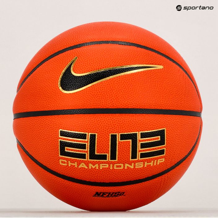Nike Elite Championship 8P 2.0 ξεφουσκωμένο μπάσκετ N1004086-878 μέγεθος 7 5