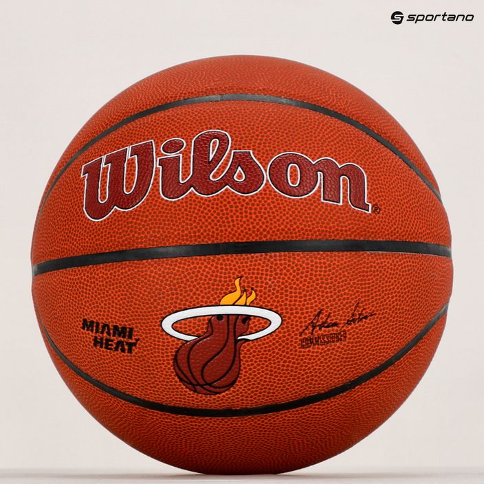 Wilson NBA Team Alliance Miami Heat μπάσκετ WTB3100XBMIA μέγεθος 7 5