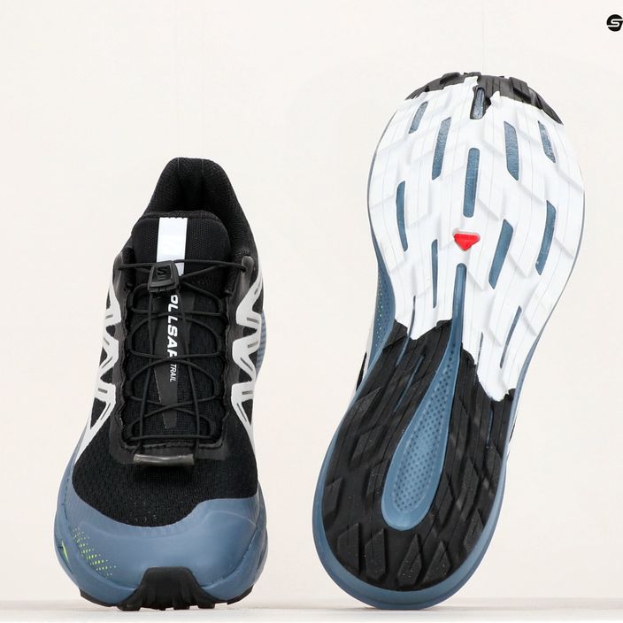 Ανδρικά αθλητικά παπούτσια Salomon Pulsar Trail running black/china blue/arctic ice 22