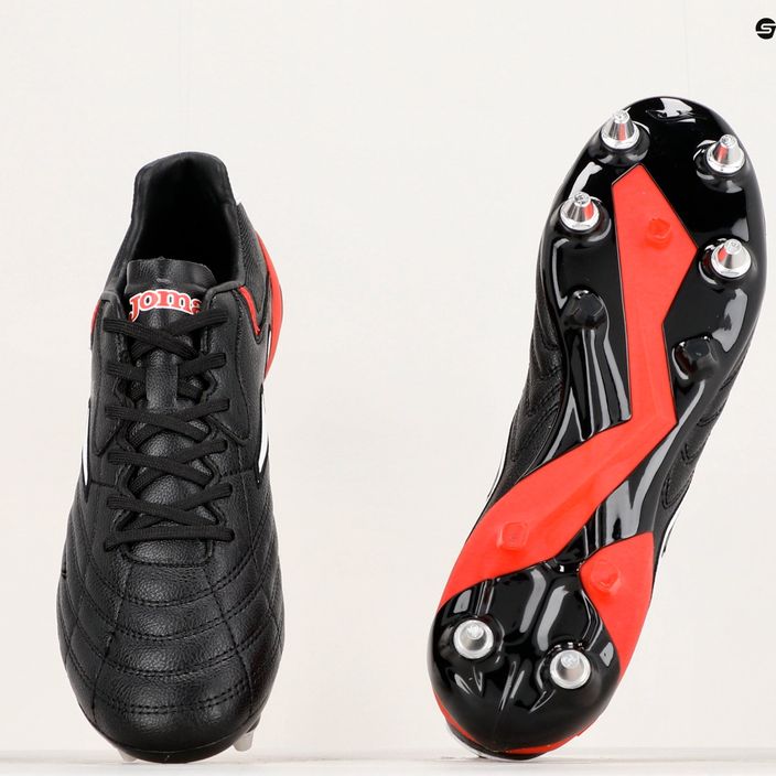 Ανδρικά ποδοσφαιρικά παπούτσια Joma Aguila Cup SG μαύρο/κόκκινο 14