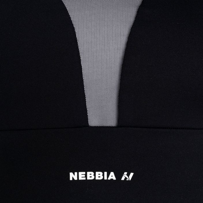 NEBBIA Mesh Design Sports "Breathe" σουτιέν γυμναστικής μαύρο 4120120 3