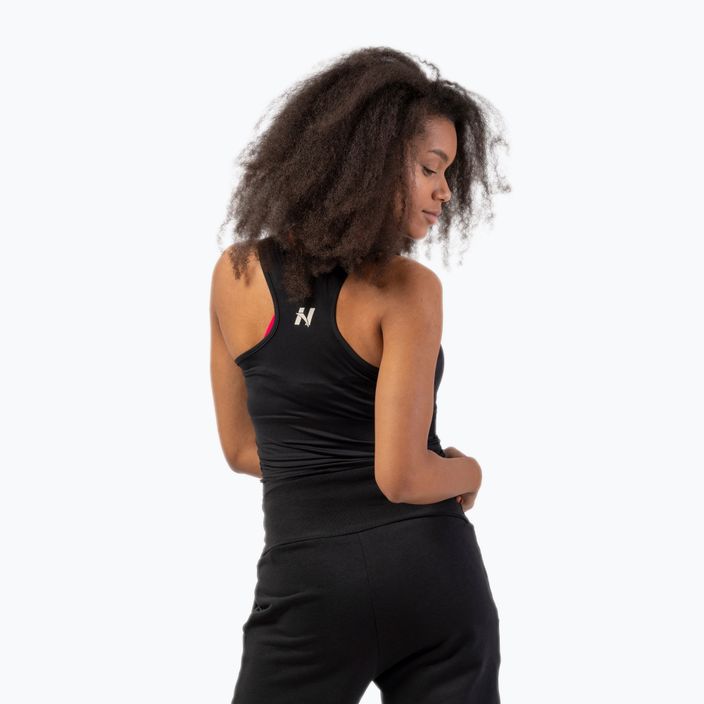 Γυναικείο προπονητικό μπλουζάκι NEBBIA Sporty Slim Fit Crop μαύρο 4220110 2