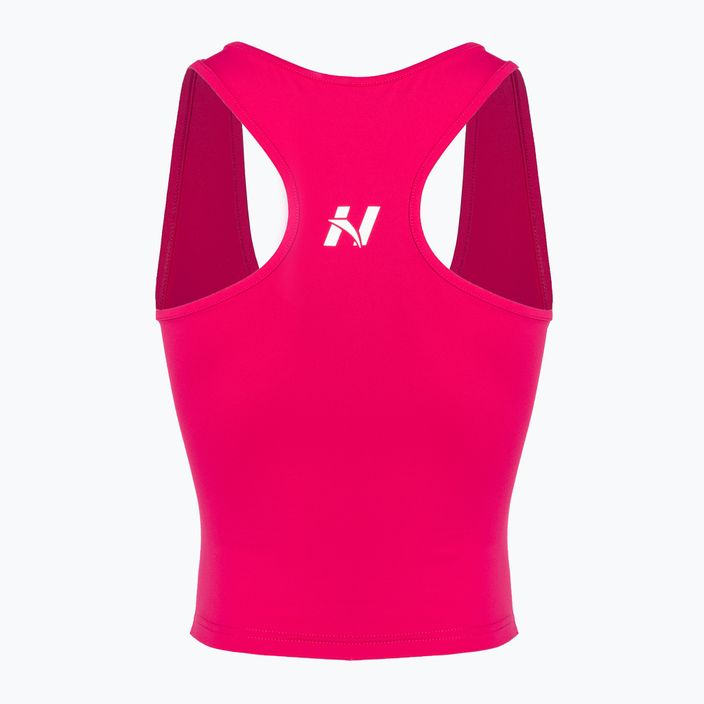 Γυναικείο προπονητικό μπλουζάκι NEBBIA Sporty Slim Fit Crop ροζ 5