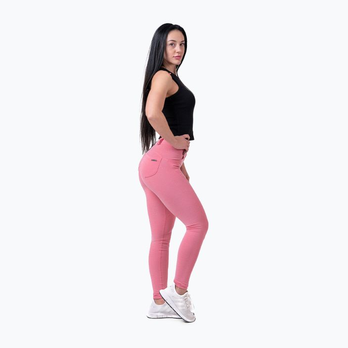 Γυναικείο παντελόνι NEBBIA Dreamy Edition Bubble Butt ροζ 3