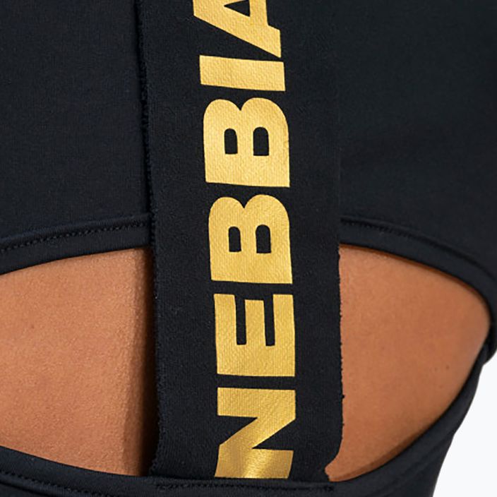 Γυναικείο προπονητικό μπλουζάκι NEBBIA Honey Bunny μαύρο 8220110 5