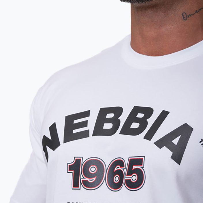 NEBBIA Golden Era ανδρική προπονητική μπλούζα λευκό 1920430 3