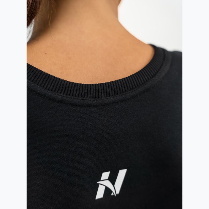Γυναικεία προπονητική μπλούζα NEBBIA Gym Spirit Crop μαύρο 5