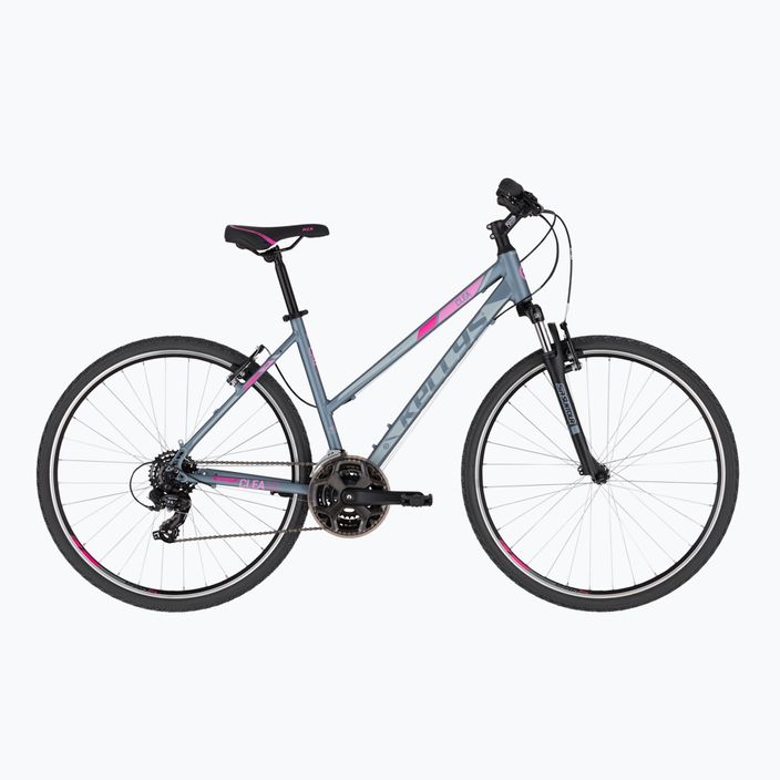 Kellys Clea 10 γυναικείο ποδήλατο cross γκρι-ροζ 72318 14