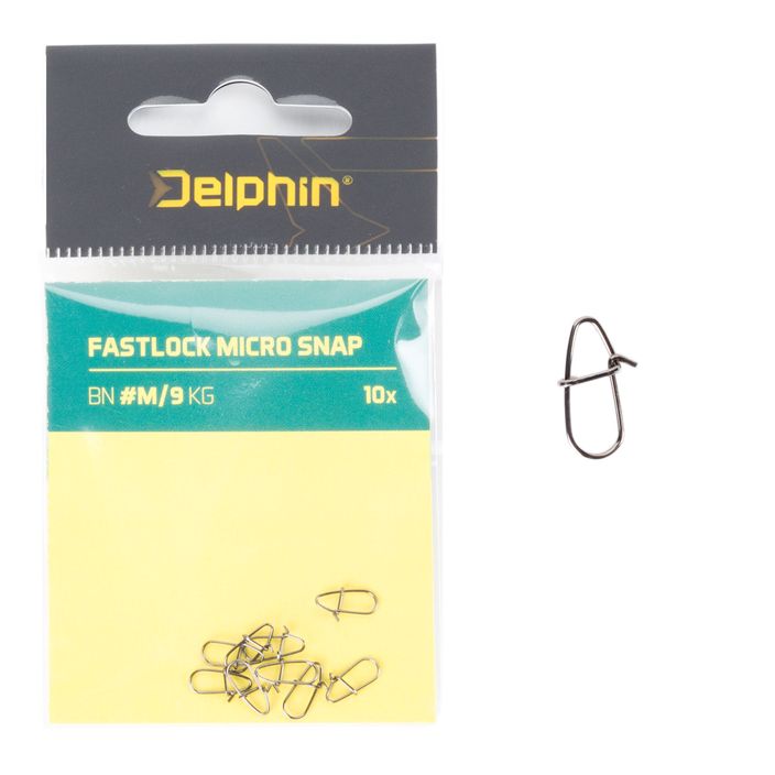 Delphin Fastlock Micro Snap περιστρεφόμενη καρφίτσα ασφαλείας 10 τεμάχια ασημί 969C04100 2