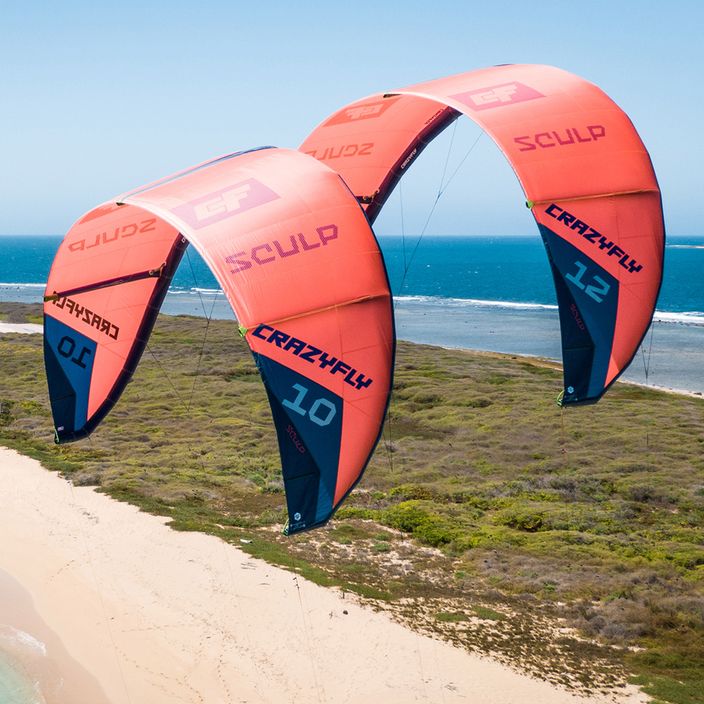 CrazyFly Sculp kite kitesurfing κόκκινο T001-0121 8