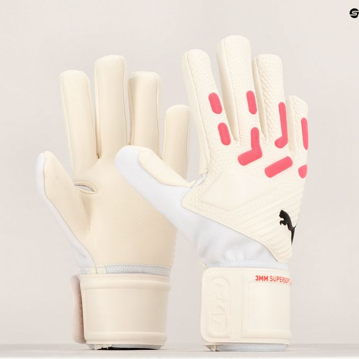 PUMA Future Match Nc γάντια τερματοφύλακα puma λευκό/φωτιά ορχιδέα 9