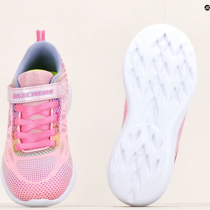 SKECHERS Go Run 600 Shimmer Speeder παιδικά παπούτσια προπόνησης ανοιχτό ροζ/multi 18