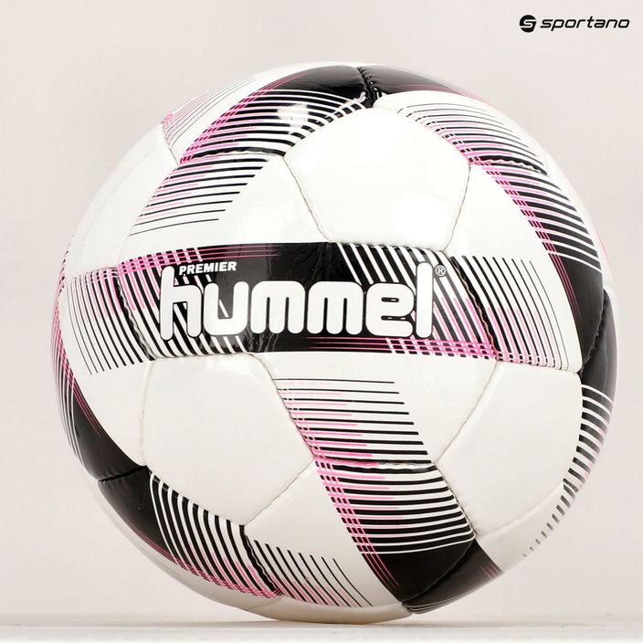 Hummel Premier FB ποδοσφαίρου λευκό/μαύρο/ροζ μέγεθος 5 5