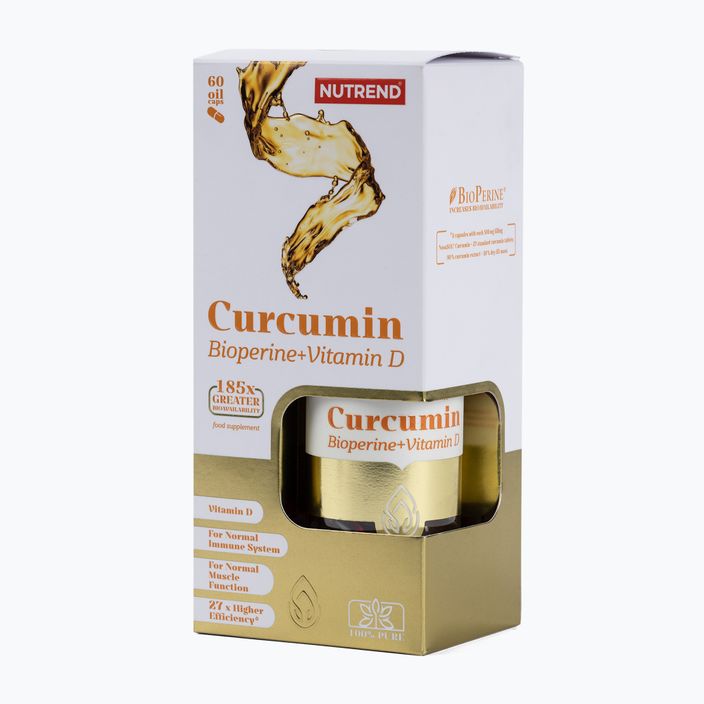 Curcumin+Bioperine+VitaminD Nutrend πεπτικό σύστημα 60 κάψουλες VR-081-60-XX