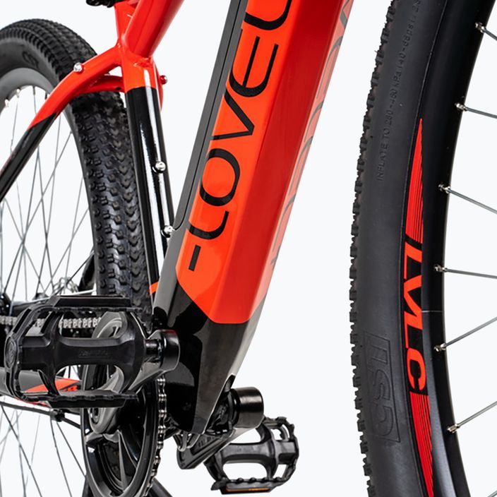 LOVELEC Alkor 15Ah ηλεκτρικό ποδήλατο μαύρο-κόκκινο B400239 23