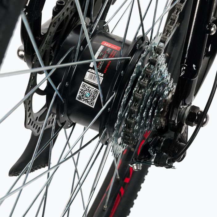 LOVELEC Alkor 15Ah ηλεκτρικό ποδήλατο μαύρο-κόκκινο B400239 15