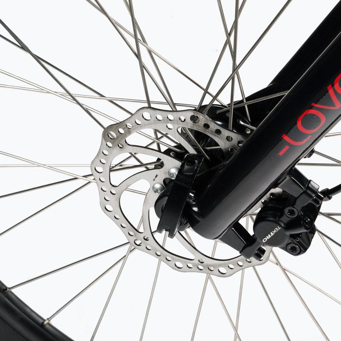 LOVELEC Alkor 15Ah ηλεκτρικό ποδήλατο μαύρο-κόκκινο B400239 16