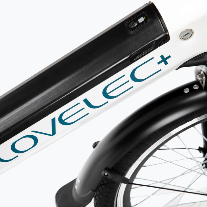 LOVELEC Izar 12Ah ηλεκτρικό ποδήλατο λευκό B400256 9