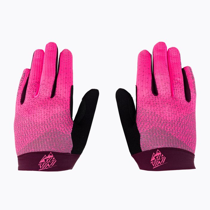 SILVINI Calvi παιδικά γάντια ποδηλασίας μαύρο/ροζ 3123-CA2270/52911 3
