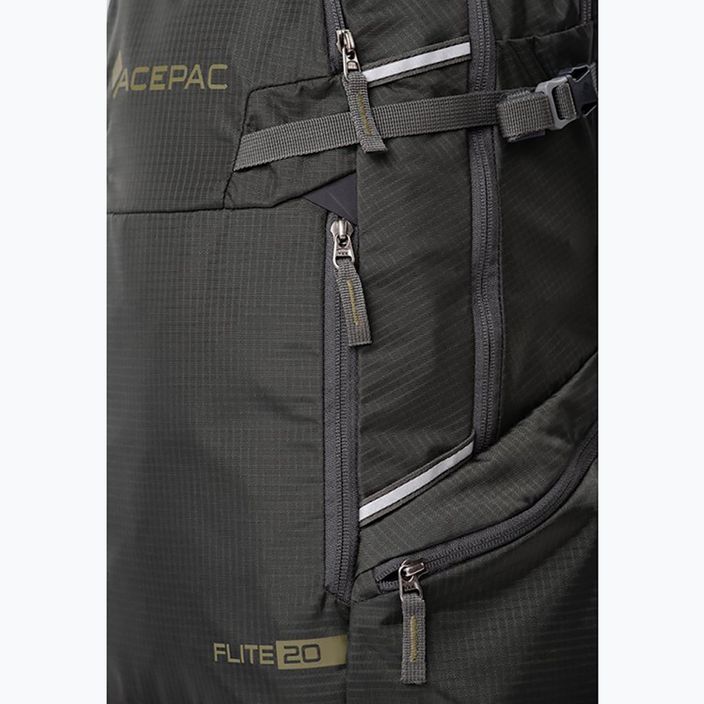 Acepac Flite 20 l γκρι σακίδιο ποδηλάτου 7