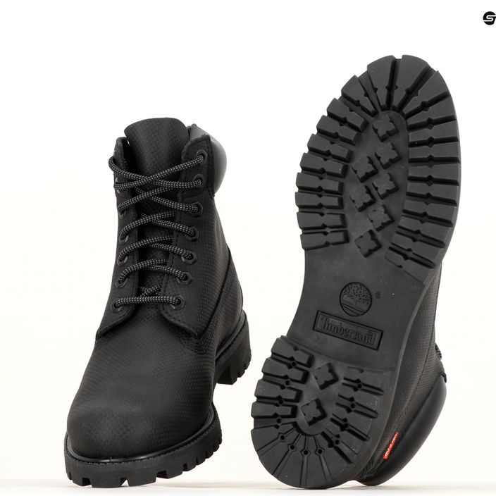 Ανδρικές μπότες πεζοπορίας Timberland 6In Premium Boot μαύρο helcor 19