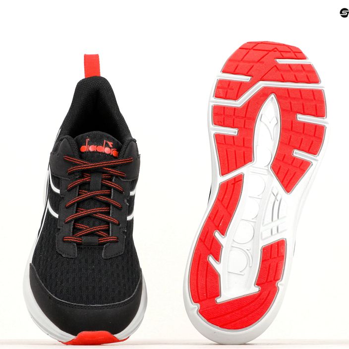 Ανδρικά αθλητικά παπούτσια Diadora Snipe μαύρο/ασημί/κόκκινο 12