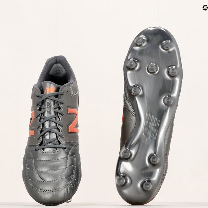 Ανδρικές μπότες ποδοσφαίρου New Balance 442 V2 Pro FG ασημί 12