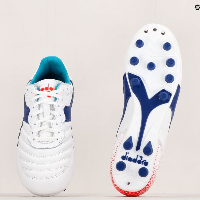Ανδρικά ποδοσφαιρικά παπούτσια Diadora Brasil GR LT+ MDPU λευκό/ναυτικό 19
