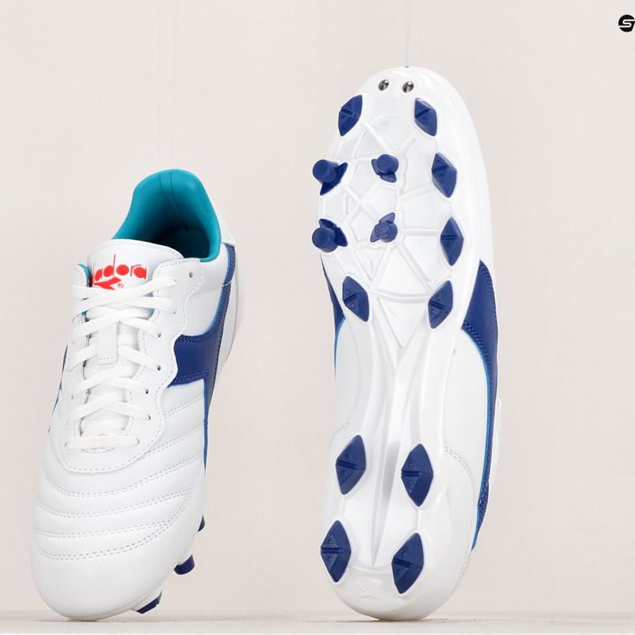 Ανδρικά ποδοσφαιρικά παπούτσια Diadora Brasil 2 R LPU λευκό/μαύρο 14