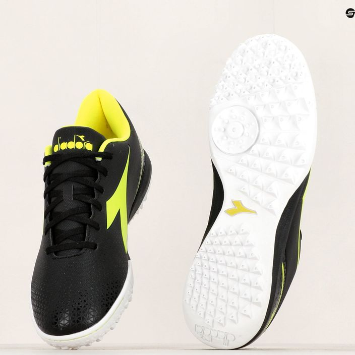 Ανδρικά ποδοσφαιρικά παπούτσια Diadora Pichichichi 6 TFR μαύρο/κίτρινο fi dd/λευκό 12