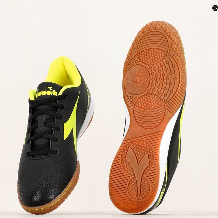 Ανδρικά ποδοσφαιρικά παπούτσια Diadora Pichichichi 6 IDR μαύρο/κίτρινο fi dd/λευκό 19