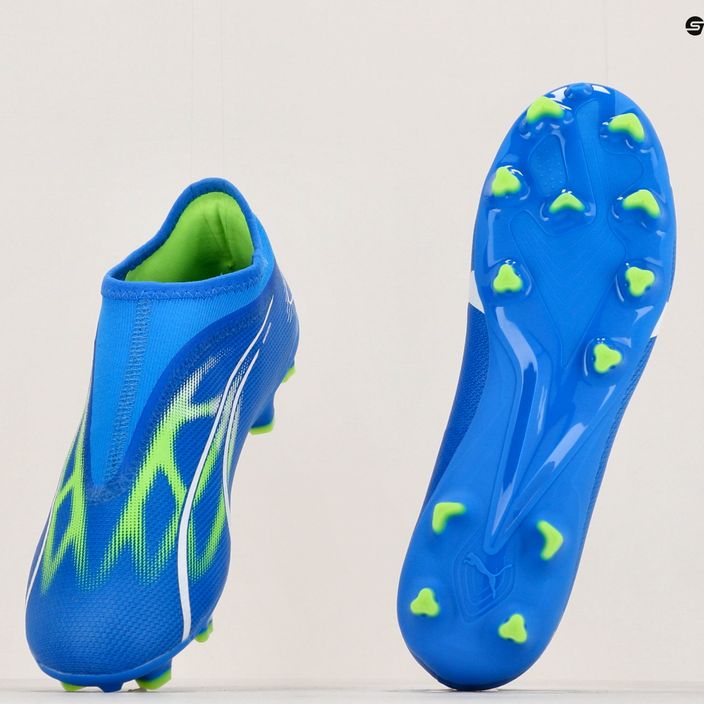 PUMA Ultra Match Ll FG/AG Jr παιδικά ποδοσφαιρικά παπούτσια ultra blue/puma white/pro green 12