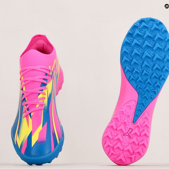 PUMA Ultra Match Energy TT ανδρικά ποδοσφαιρικά παπούτσια φωτεινό ροζ/κίτρινος συναγερμός/υψηλό μπλε 14