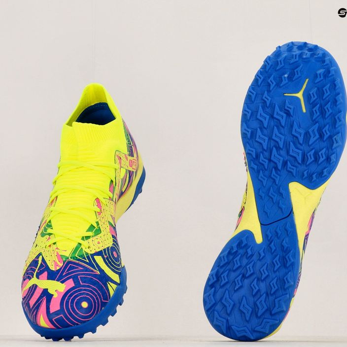 PUMA Future Match Energy TT ανδρικά ποδοσφαιρικά παπούτσια ultra blue/yellow alert/luminous pink 20