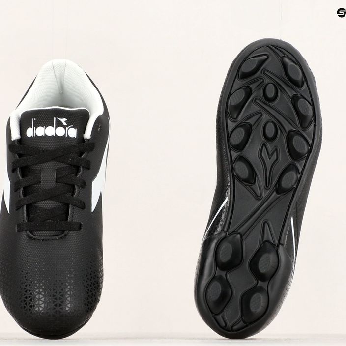 Παιδικά ποδοσφαιρικά παπούτσια Diadora Pichichi 6 MD JR μαύρο/λευκό 18