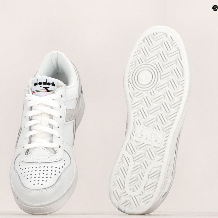Diadora Magic Basket Low Icona Leather λευκά/λευκά παπούτσια 18