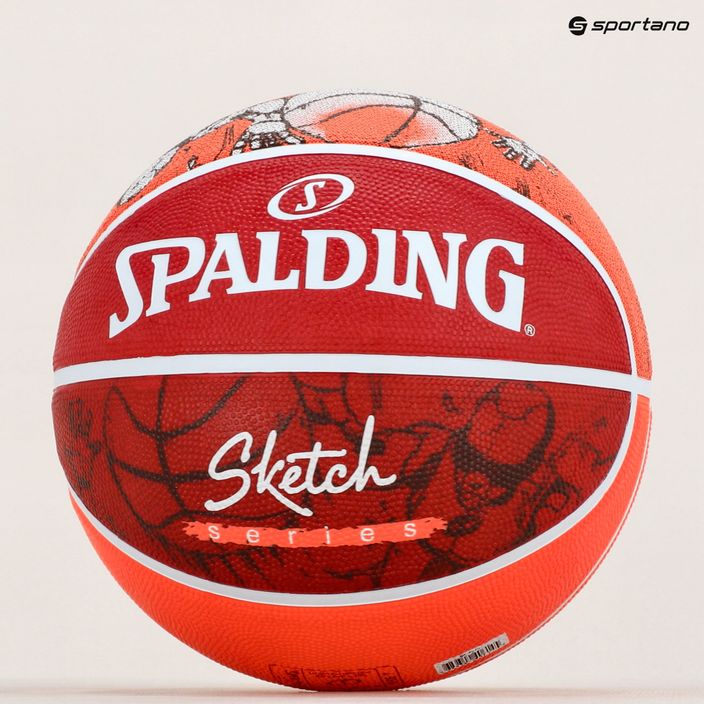 Spalding Sketch Dribble μπάσκετ 84381Z μέγεθος 7 6