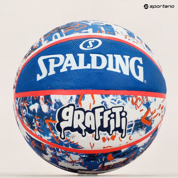 Spalding Graffiti 7 μπάσκετ μπλε και κόκκινο 84377Z 6
