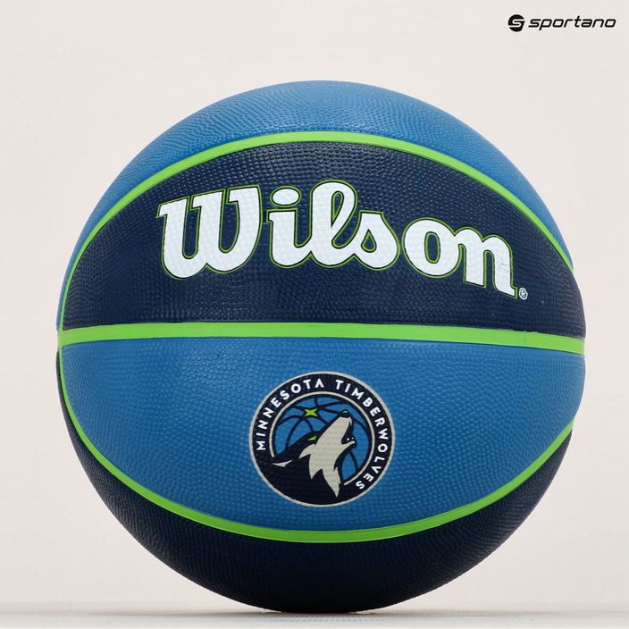 Wilson NBA Team Tribute Minnesota Timberwolves μπάσκετ WTB1300XBMIN μέγεθος 7 5