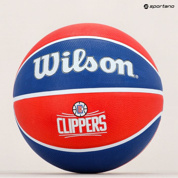 Wilson NBA Team Tribute Los Angeles Clippers μπάσκετ WTB1300XBLAC μέγεθος 7 7