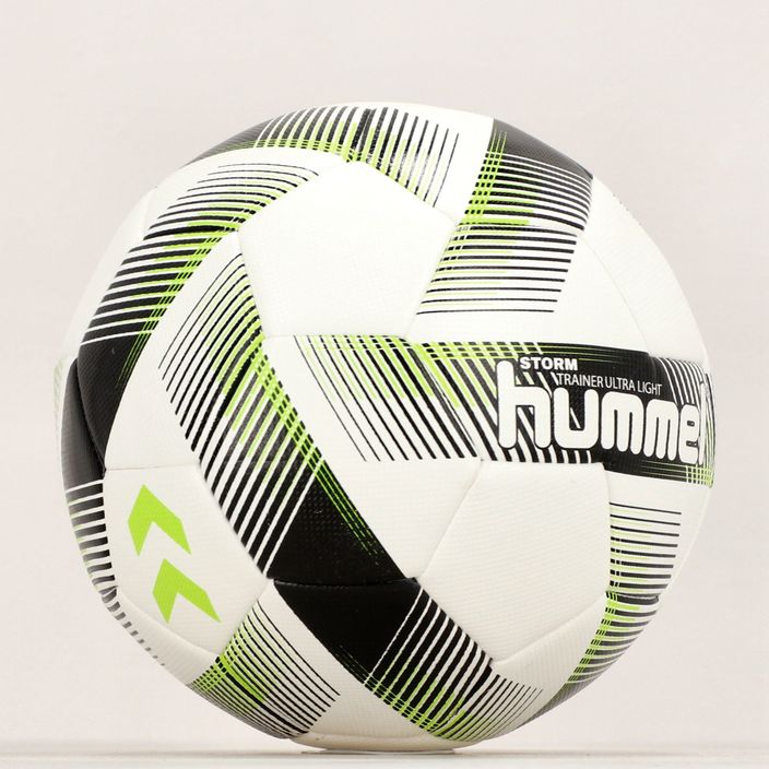 Hummel Storm Trainer Ultra Lights FB ποδοσφαίρου λευκό/μαύρο/πράσινο μέγεθος 4 6
