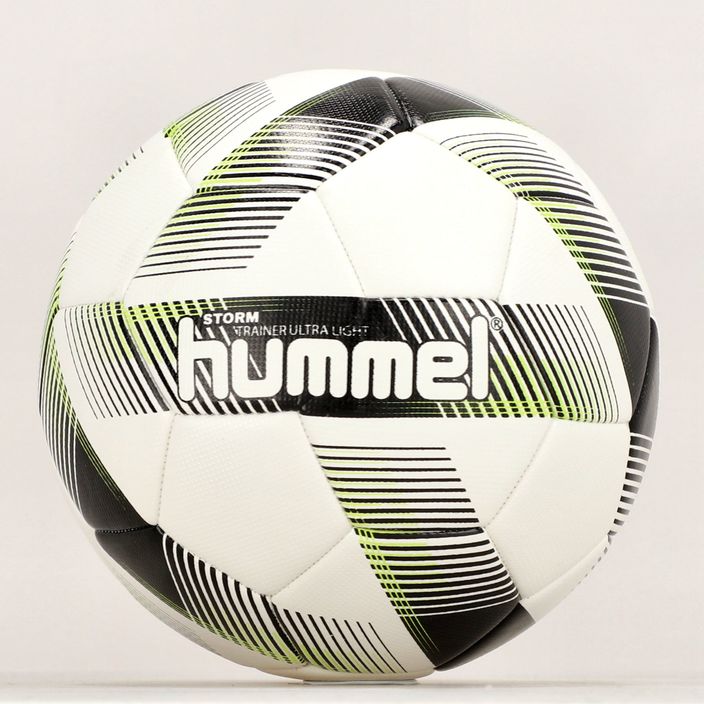 Hummel Storm Trainer Ultra Lights FB ποδοσφαίρου λευκό/μαύρο/πράσινο μέγεθος 5 6