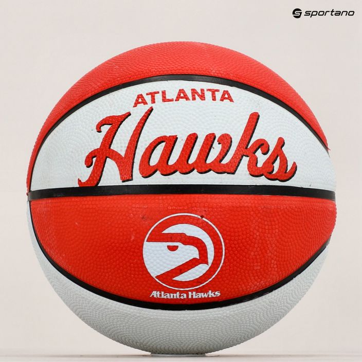 Wilson NBA Team Retro Mini Atlanta Hawks μπάσκετ WTB3200XBATL μέγεθος 3 5