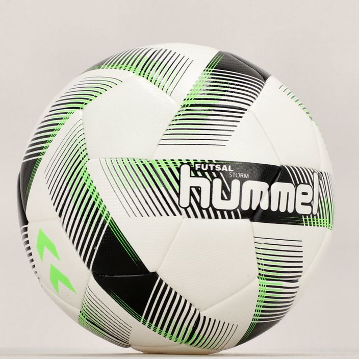Hummel Storm FB ποδοσφαίρου λευκό/μαύρο/πράσινο μέγεθος 3 5