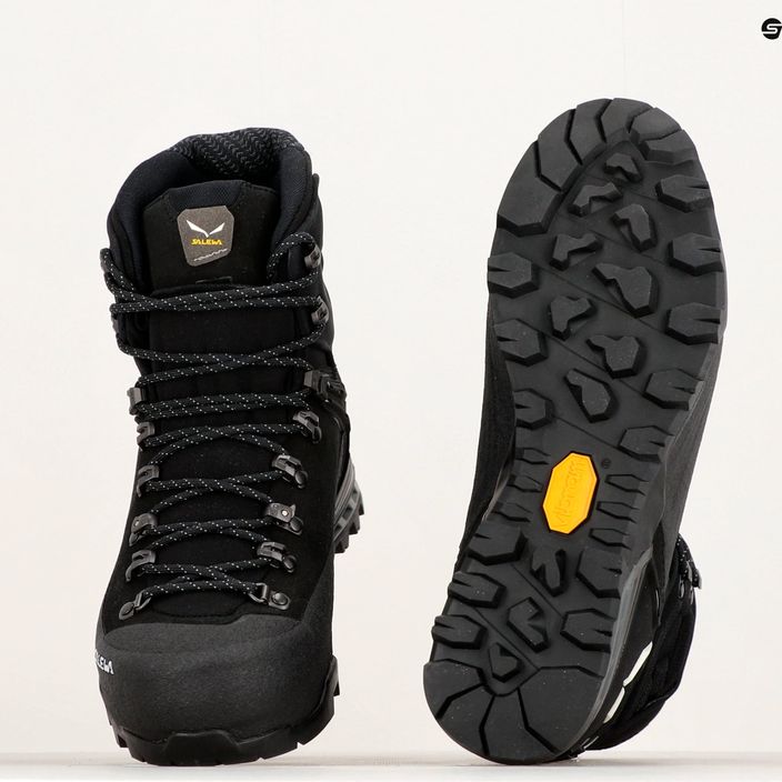 Salewa Ortles Ascent Mid GTX M ανδρικές μπότες πεζοπορίας μαύρες 61408 13