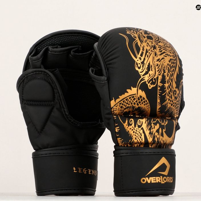 Overlord Legend MMA γάντια μαύρο/χρυσό 101004-BK_GO 6
